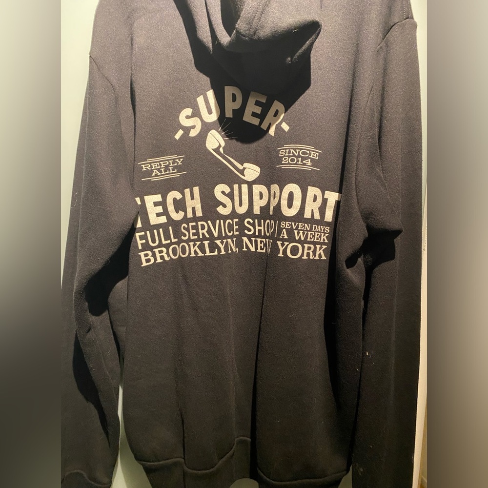 LIMITED EDITION Reply All Super Tech Support Hoodie XL
